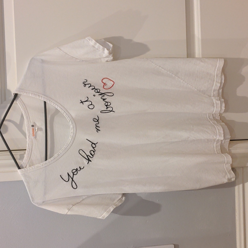 Sundry tee " you had me at Bonjour"